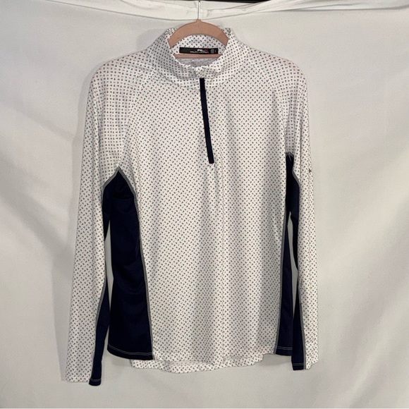 Ralph Lauren Tops - RLX Ralph Lauren Anchor Print 1/4 Zip Golf Pullover Size L NWOT